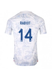 Frankrijk Adrien Rabiot #14 Voetbaltruitje Uit tenue WK 2022 Korte Mouw